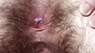 Huge Hairy Pussy and Asshole Closeup