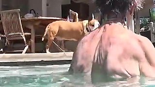 Over/underwater Pool Shots and a Long, Slow-mo Outdoor Shower