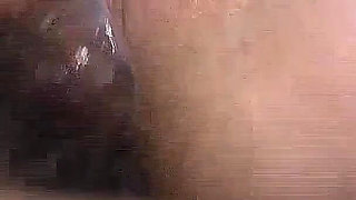 Asian Milf filmed in swinger club at bukkake party and sprayed in pussy