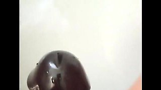I Play with a Nice Black Dildo, I Rub It Well on My Clit and Then I Put It Inside My Pussy