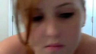 Chubby Glasses Girl on Webcam
