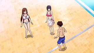 3d horny seduces her stepbrother in pool and fucked by him in store room