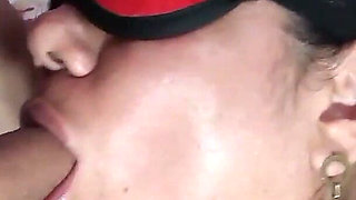 Beautiful Wife Deep Throat Sucking Cock