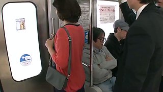 Married Woman Pervert Train-Sawari Sixty Mother-Toshiyo