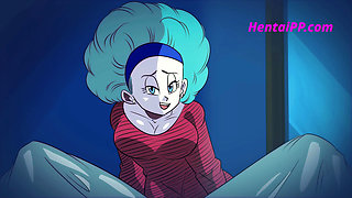 Bulma From Dragon Ball Z Suck Cock With Passion ( Parody Anime )