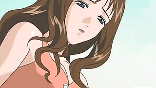 Hentai red-haired teen fucked hard by a dark ugly bus driver