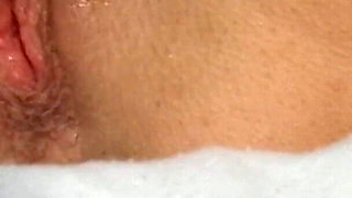 Beautiful Blonde Girl Fucking with a Big Dildo