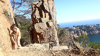 Hot Couple Outdoor Sex in the Middle of a Path, Amateur