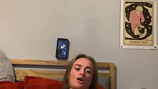 Watch this 19 y.o tattooed goth fingers in and dildo slow then harder