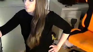 Solo ladyboy masturbation