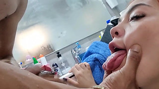 Toilet POV Fetish Smoking BJ Fuck Anal Creampie Big Ass