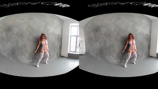 Thigh High Goddess - Sexy Babe Solo Dance And Striptease