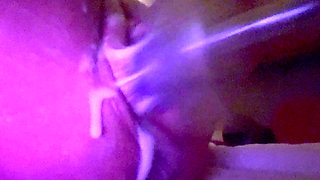 Whore loves showing her loose used cunt getting railed by machine