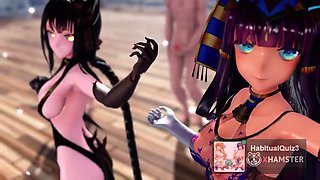 Mmd r18 Gokuraku Jodo YYB Kawaii Strike sport amazon mercilessly fuck hard this 3d hentai cum swallowing MILF