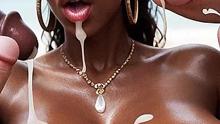 Sex in Beach Pregnant Maya and Jake,curvy Woman with Big Tits, Big Dick, Creampie, Cumshot,pregnant Gangbang