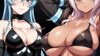 Hentai sex, edging, anime hentai