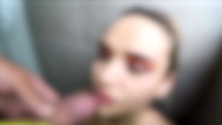 Petite Latina Teen Pissed On POV Closeup