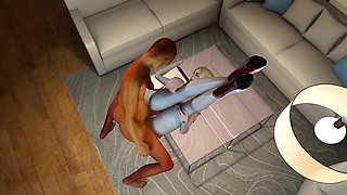 Bigboobs Cheating Wife Fuck the Fa-in-law - 3D Animation