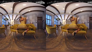 24k Gold - High Quality High Definition Solo Striptease Vr