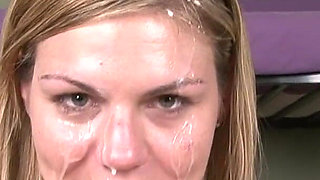Horny MILFs Get Face Blasted with Huge Dripping Cumshots