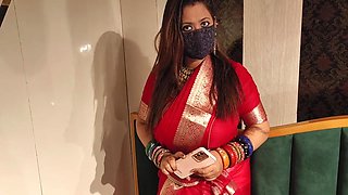 Indian Stepmom Caught Her Stepson Jerking With Her Panties And Fucked Her