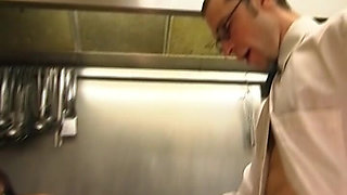 This Is a German Babe Who Got to Fuck Restaurant Chef