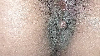 Hot Desi Indian Bhabhi Hairy Pussy Inserting Dildo