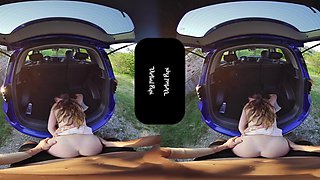 Leggy girl hot VR porn video