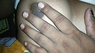 Hot indian girl press the boobs and fuck for boy friend.  This girl is very hot boobs girl.