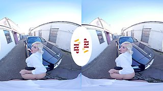 The Chauffer - Busty Blonde Pov - Vrpfilms - Sexlikereal