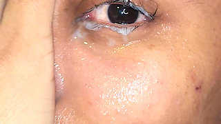 Throat Fuck with Cum in the Eye