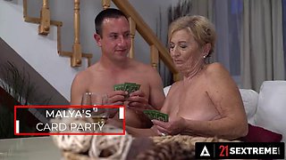 21 SEXTREME - Horny And Busty Grandma Gets A Sticky Facial After Rough Sex