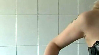 Blonde babe dominates as she does bdsm with huge cock