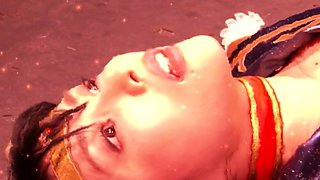 Japanese babe in schoolgirl uniform masturbates