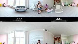 Playful Playdate 360º - Fit Schoolgirl Strips - Sexlikereal