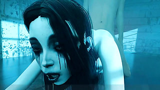 Sex with A Sexy Horny Ghost with big boobs