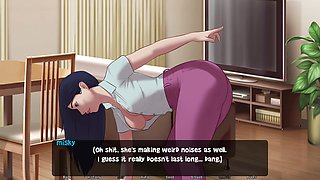 Animated girl in a cartoon sex fantasy with Indian vibes