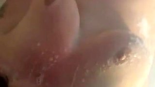 Filthy Doll taking douche