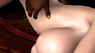 3D BBW Mature MILF Cheating with Short Elf
