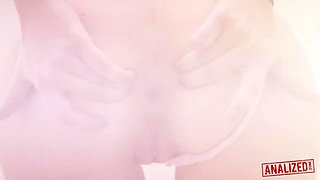 Yhivi's Tiny Butthole Fucked Until She Cums