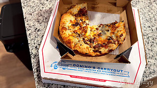 Pizza Delivery Girl Gets a Big Black Sausage and Her Face Covered in Cum!