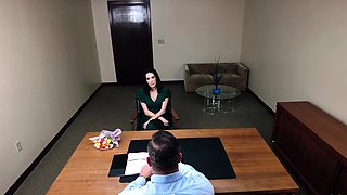 Horny mom fuck the principal to save her son