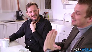 Exotic nympho Roxy Lips blows and fucks her husband's friend in bathroom GP1213