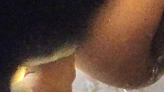 Peeking at Thick Hairy Pee