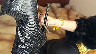 Worship My Extremely Long Nails, Heels, Leather Clothes