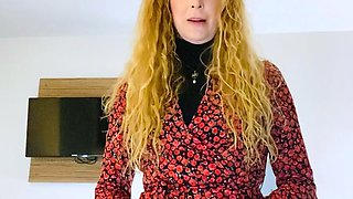 Blonde emo amateur solo masturbation