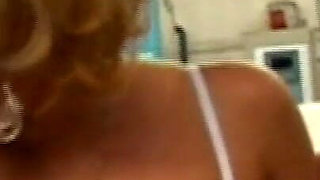 Blonde Babe Bent Over Washing Machine for Wild Fuck