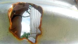 HOT HOLE IN CABIN