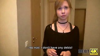 Debt4k. agent uses young doll like a cheap prostitute because of debts