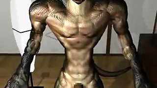 3 snake monster impregnation
